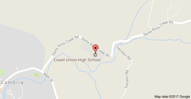 Map to Coast Union High School