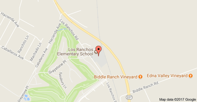 Map to Los Ranchos Middle School