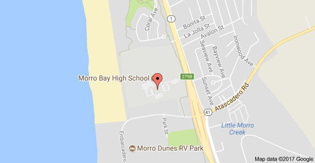 Map to Morro Bay High School