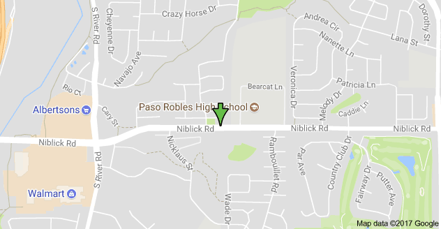 Map to Paso Robles High School