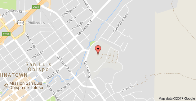 Map to San Luis Obispo High School
