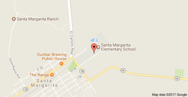 Map to Santa Margarita Elementary School