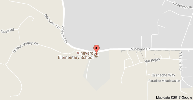Map to Vineyard Elementary School