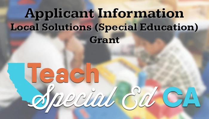 Teach Special Education Applicant Info Graphic