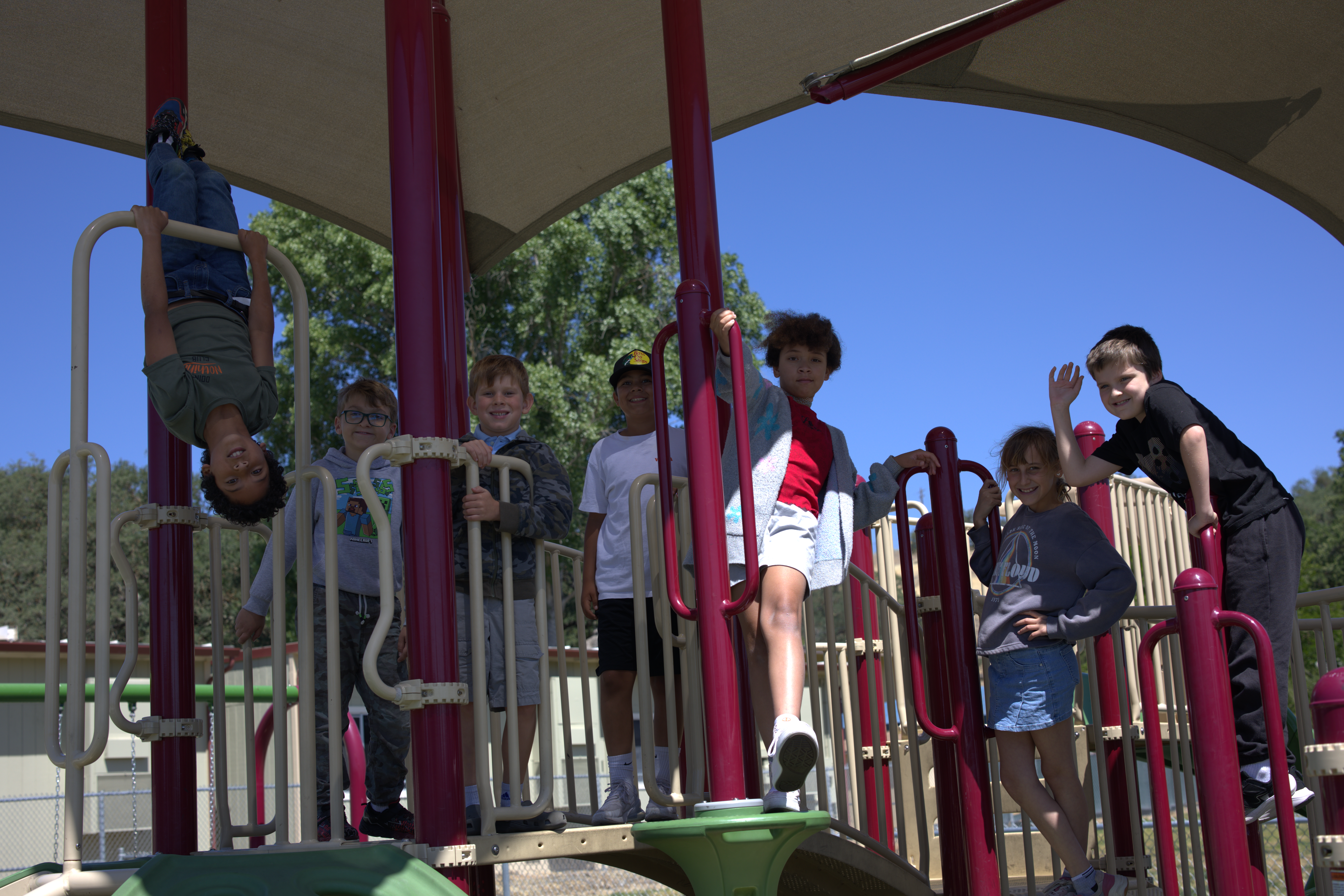 children on the playground at Glen Speck Elementary in Paso Robles